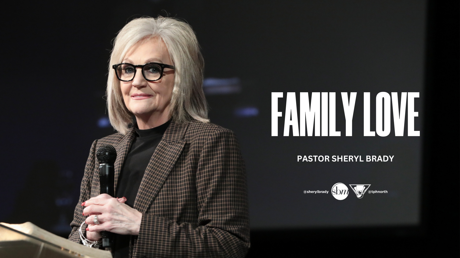 Latest sermon speaker featured image, typically Pastor Sheryl Brady or an associate Pastor of The Potter's House of North Dallas in Frisco, Texas