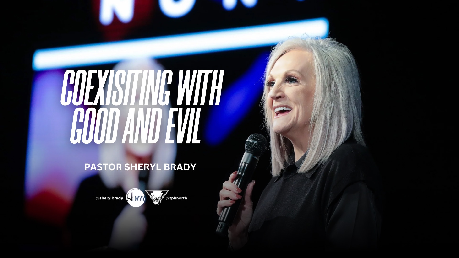 Latest sermon speaker featured image, typically Pastor Sheryl Brady or an associate Pastor of The Potter's House of North Dallas in Frisco, Texas